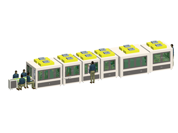 Fully Automatic Cleaning,Laminating & Packaging Line