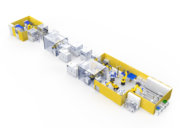 Square Battery Module Line